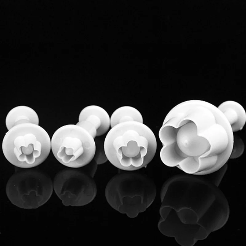 Форма для торта 4 сливы весенний сахар цветок пресс-форма высечки форма печенья |