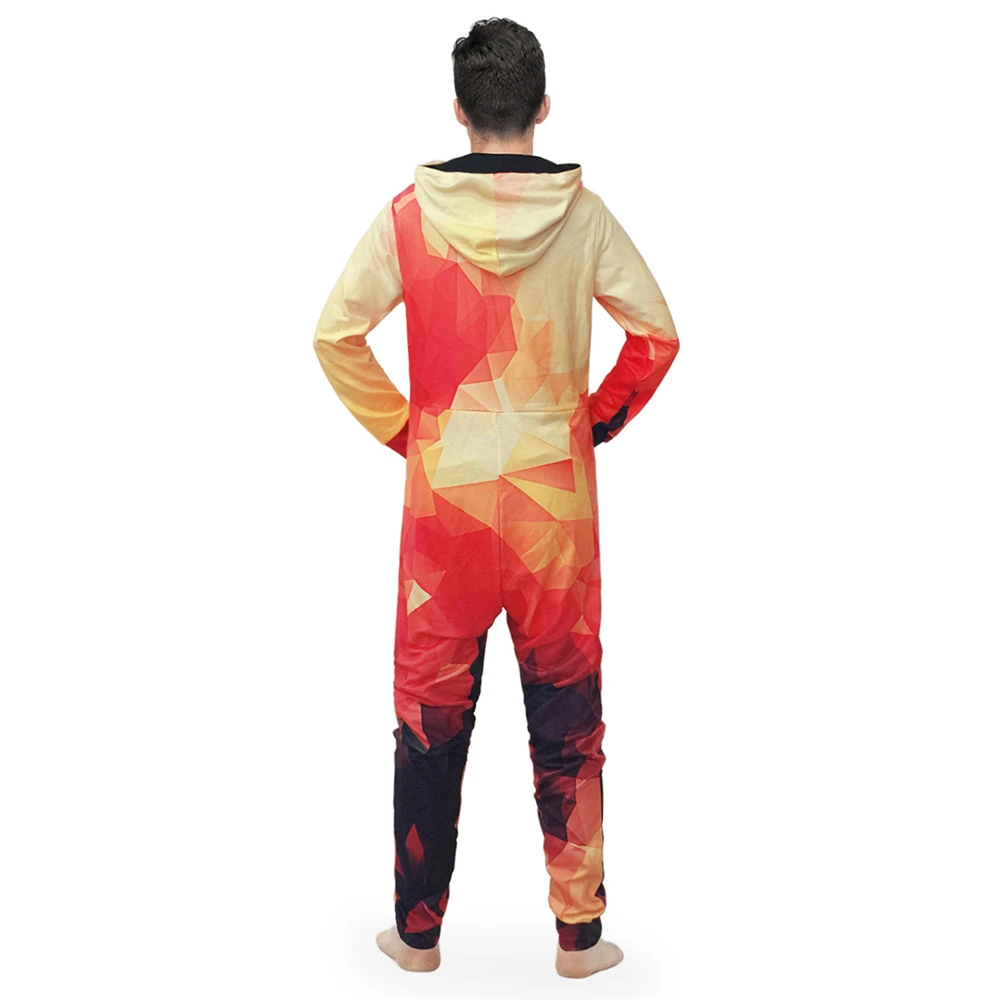 Домашняя пижама новинка осень-зима комбинезон большого размера с градиентным