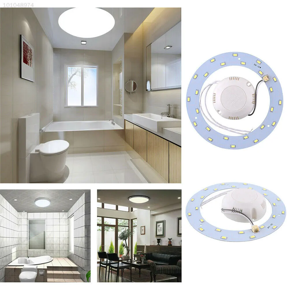 Adjustable High Brightness Ceiling Light Lamp Panel Durable Home 24LED Modified Patch Round Easy Install Accessories Lightweight |