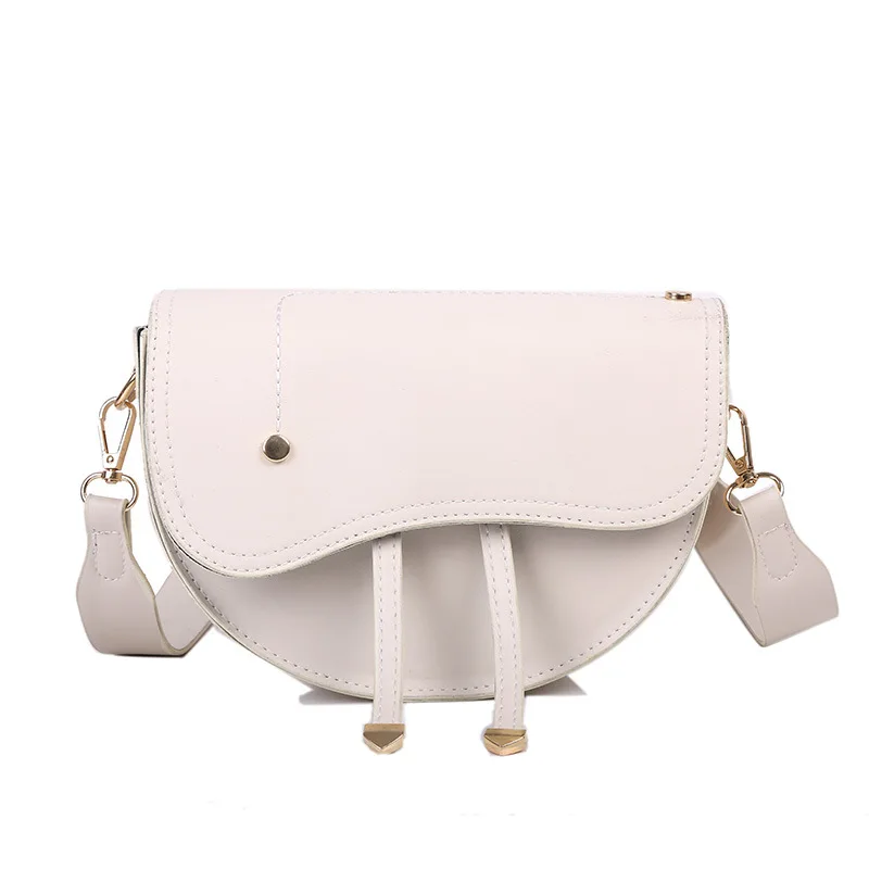 

Retro Little Girl's Bag Crossbody Bag Wide Shoulder Belt Fashionable Saddle Bag Shoulder Bag Handbags Women Bags