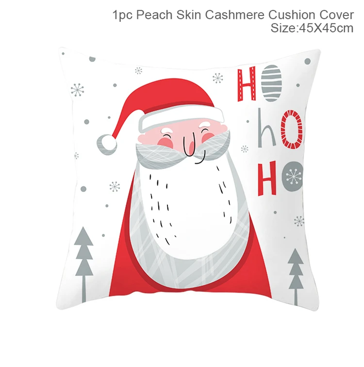 pillow case 45cm D Настольная дорожка Рождественское украшение для дома Navidad Рождественский Декор Noel новогодний Новогодний Декор Рождественский кухонный набор - Цвет: pillow case 45cm D