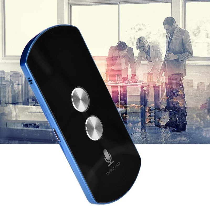 Smart Translator 42 Language Translation For Bluetooth 4G Wifi Interpreter Device Global Business And Travel Blue | Электроника