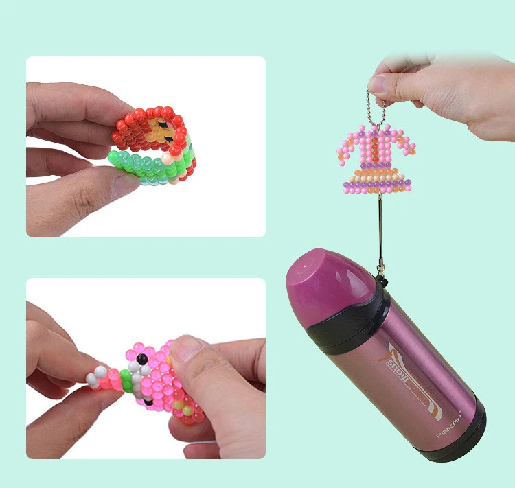 DIY липкие водные Волшебные бусины, наборы игрушек для детей, набор формы в виде животного, ручная работа, 3D бусины, Обучающие головоломки, игрушки для детей