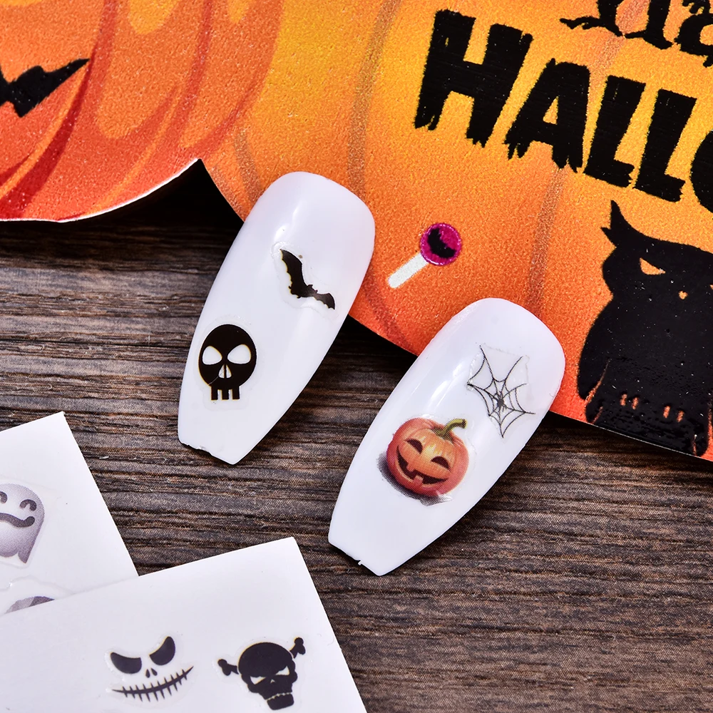 1 лист наклейка для ногтей Хэллоуин | Красота и здоровье