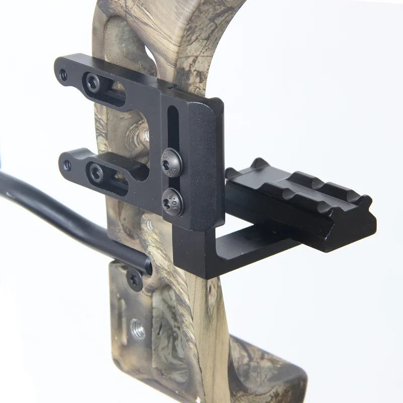 Прицел для стрельбы из лука кронштейн Пикатинни крепление охоты красный