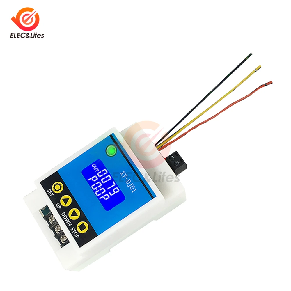 

DJ01 Digital LCD Display 1 Channel Time Delay Relay power-off cycle timing circuit Trigger Switch DC 6-30V 0.01sec-9999min