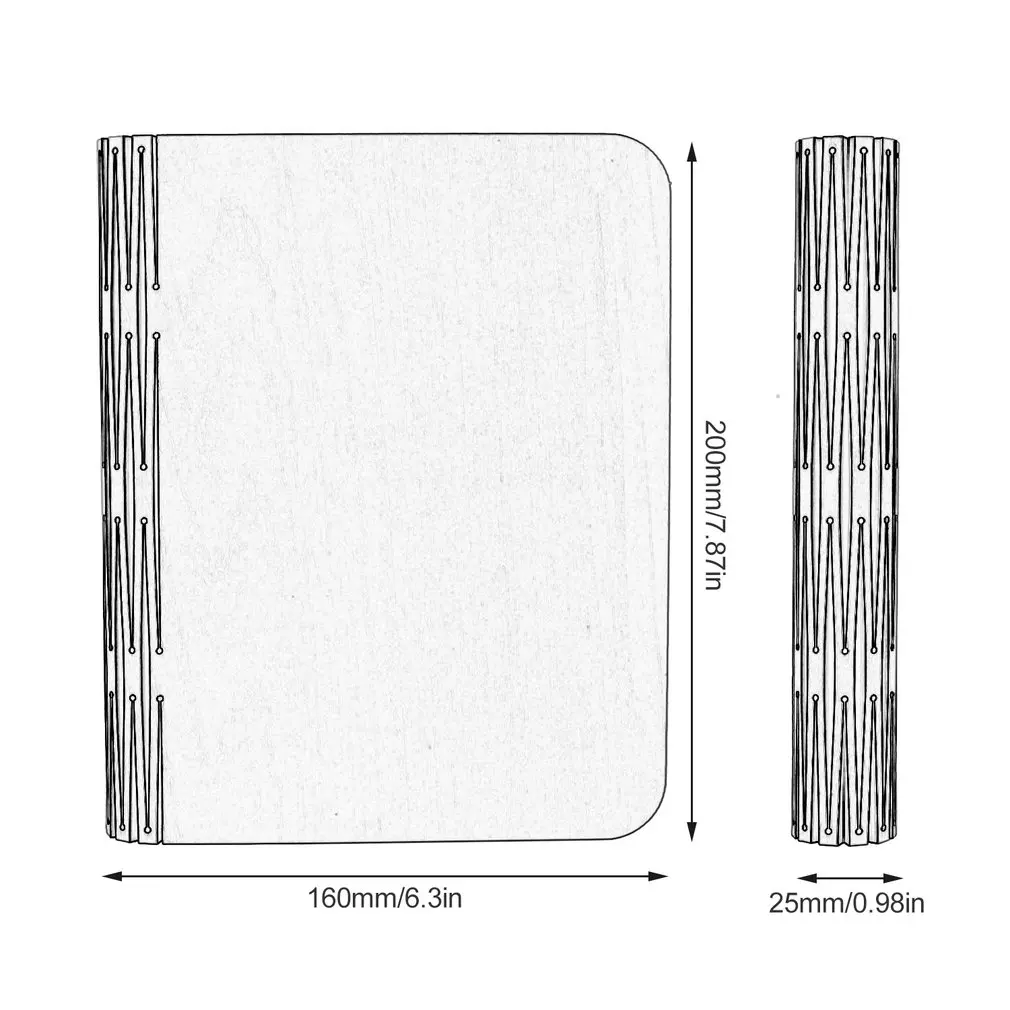 

USB Rechargeable Wooden Led Book Lamp Night Litght, Animal / Book Shaped, Warm White/Colorful Light, S/M/L, Drop Shipping