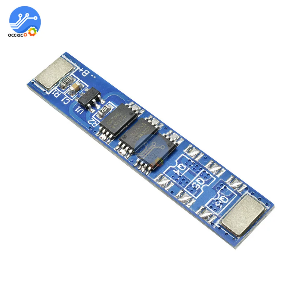 Защитная плата BMS 1S 5A 10A 15A 3 7 V 18650 заряда литиевой батареи 3MOS 4MOS 6MOS PCM защита от