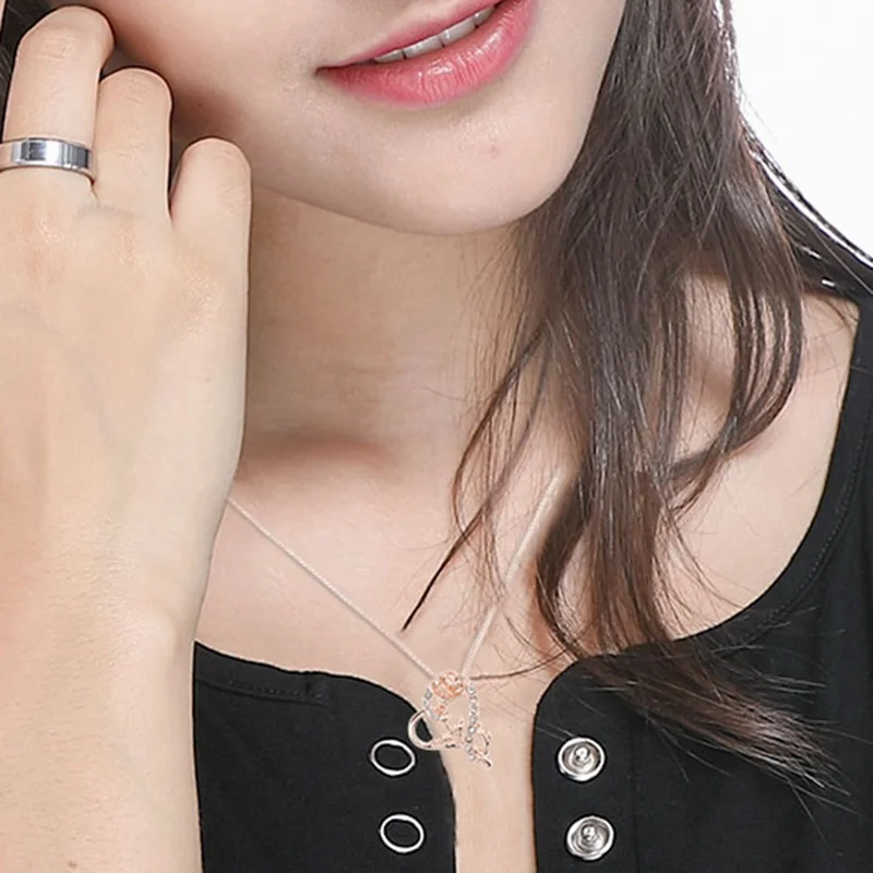 Женское ожерелье с подвеской в виде сердца | Украшения и аксессуары