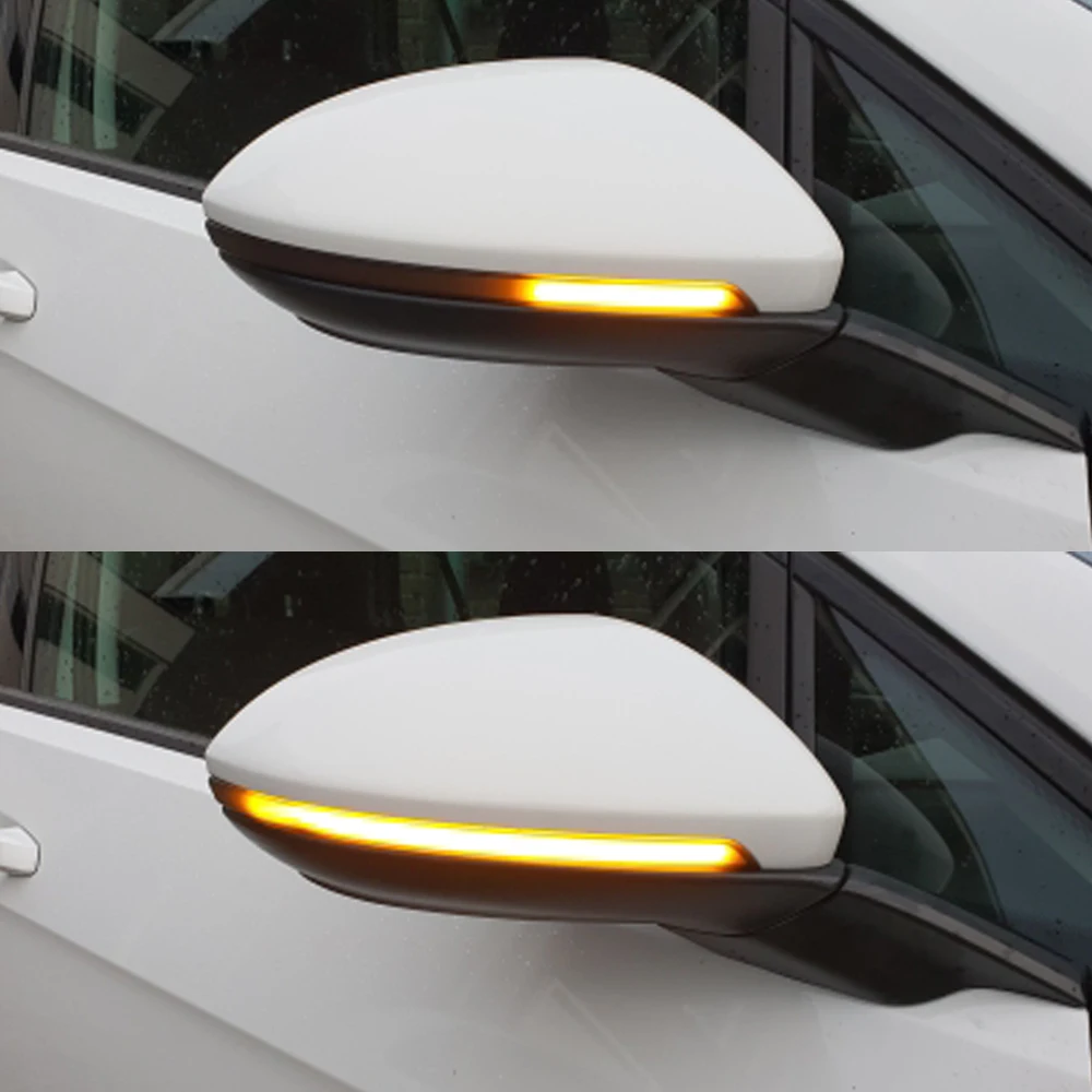 

Flowing Water Dynamic Blinker Side Mirror LED Turn Signal Light For VW Golf 7 VII MK7.5 Jetta MK7 GTI R GTD GTE Touran
