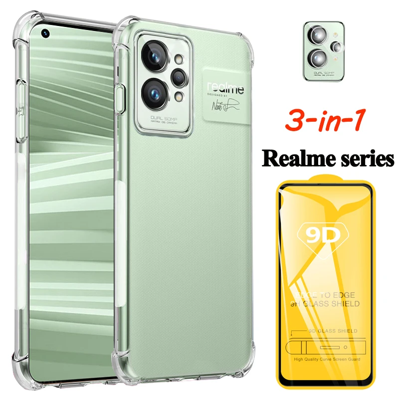 realme gt 2 pro case, on realme gt2 Silicone Transparent Case for realmi gt 2t neo 2 master edition Glass gt 2 pro 5g Cover case