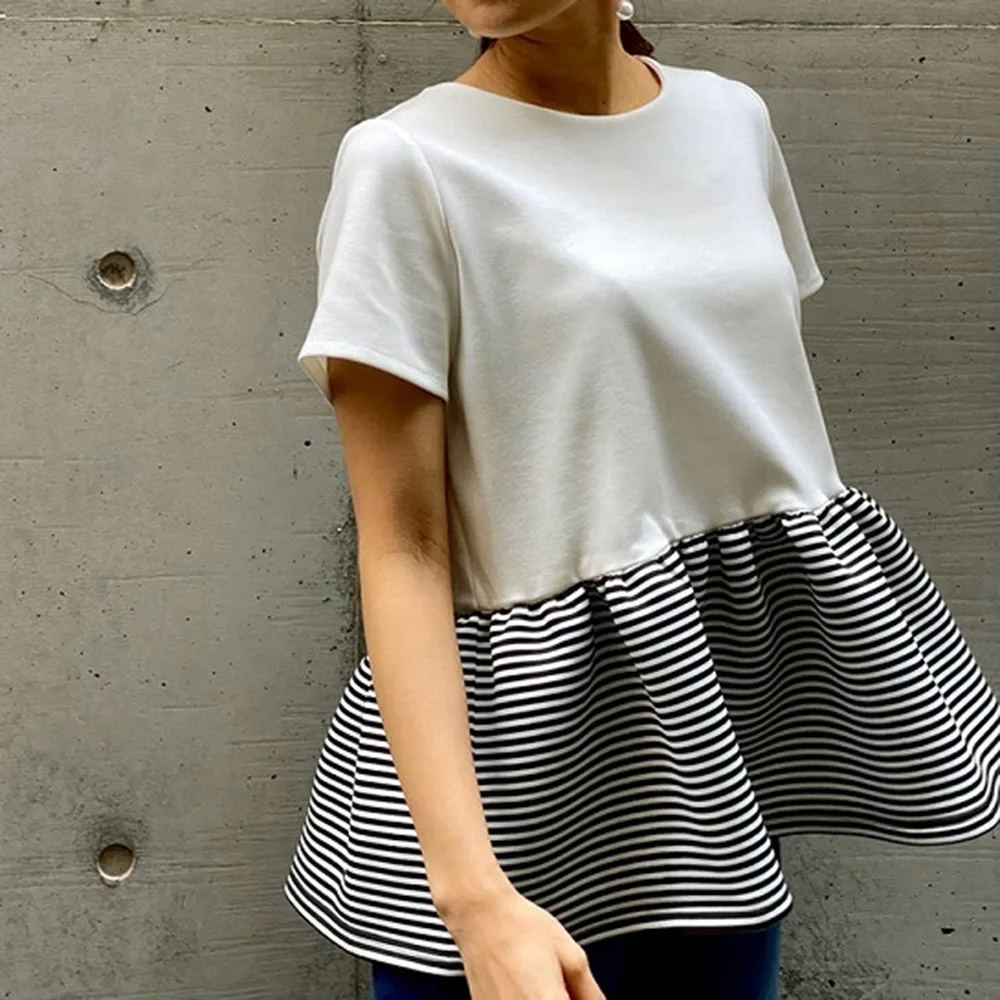 Женская толстовка с рюшами свободная Повседневная Толстовка большого размера на