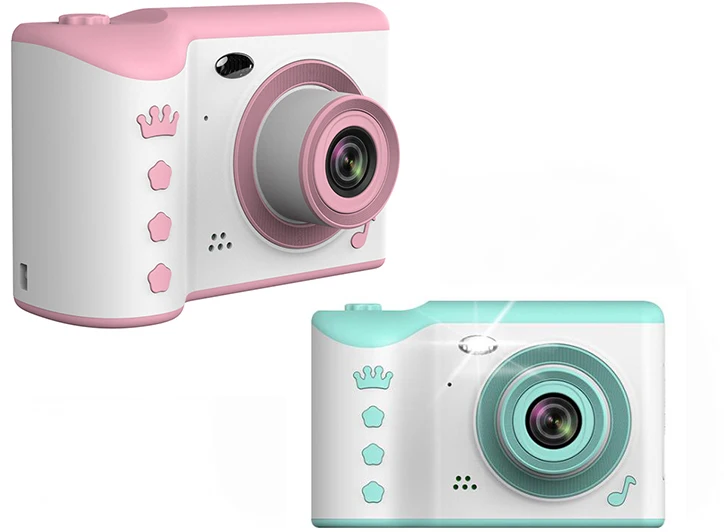 Детская мини камера 2 8 дюйма Full HD сенсорный экран цифровая видеокамера DSLR с двумя