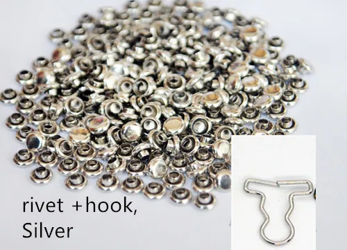 silver 20 комплектов мини кукла одежда DIY металлическая пряжка подходит для 1/6 BJD Blyth девушки кукла azone аксессуары - Цвет: silver