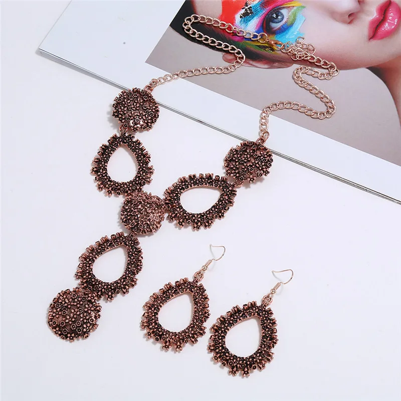 Женское винтажное ожерелье LZHLQ богемное этническое колье-чокер массивное