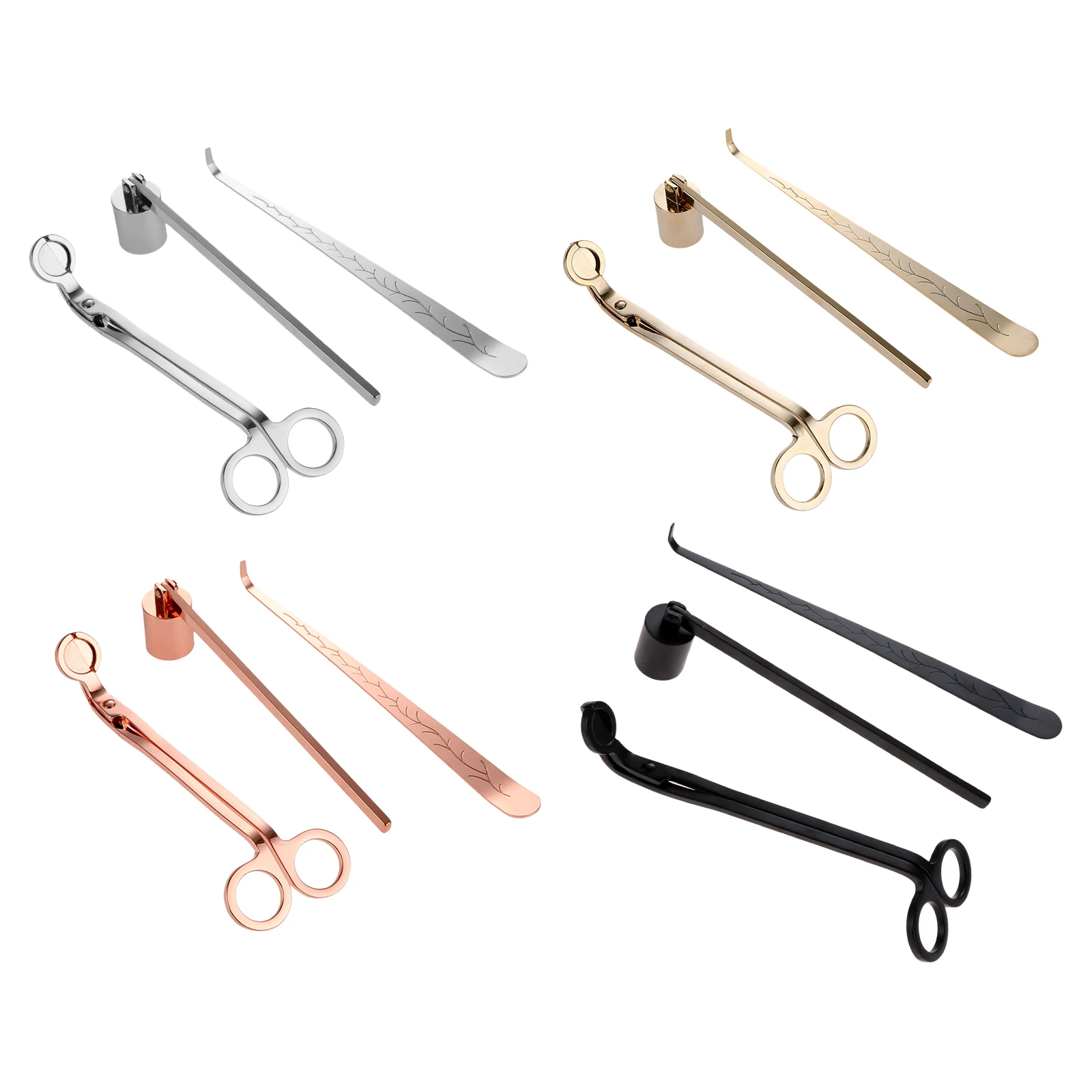 

Candle Wick Cutter Trimmer, Candle Snuffer & Spoon, Stainless Steel Candle Tools