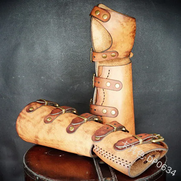 Средневековые броневые перчатки с широкими манжетами мужские браслеты в стиле