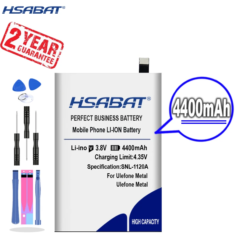 Новое поступление [HSABAT] сменный аккумулятор на 4400 мАч для Ulefone Metal | Мобильные