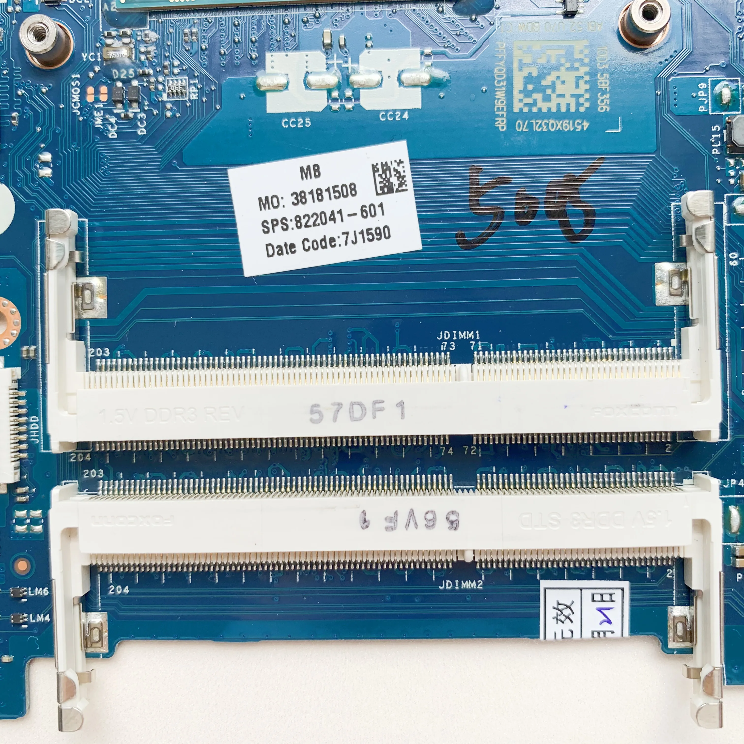 SZWXZY для HP 250 G4 15-AC 15-AY материнская плата ноутбука с процессором I3-5005U 822041-601 822041-001