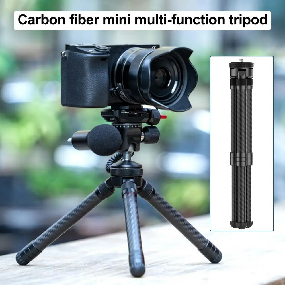 

Ulanzi MT-28 Carbon Fiber Tripod Universal Camera Holder Portable Extendable Tripod for Phone Carbon Fiber Tripod Aluminum Alloy