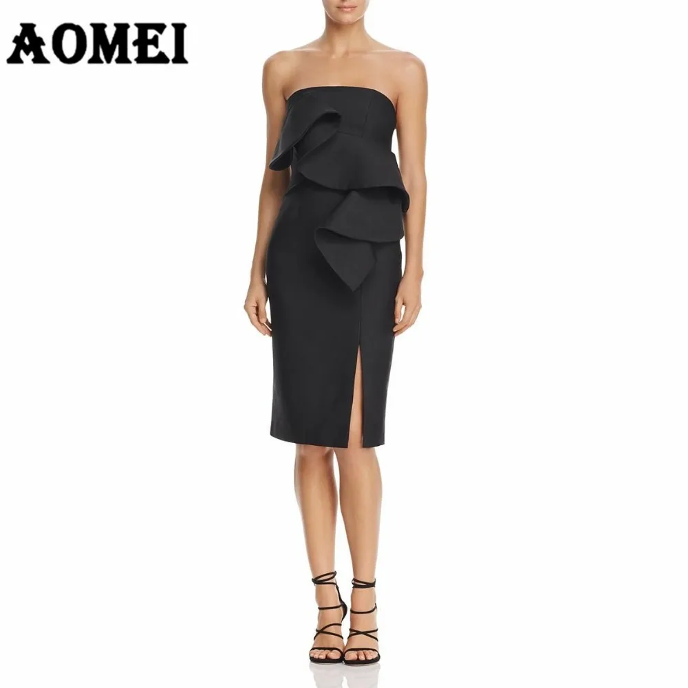 Черное сексуальное платье с открытыми плечами шикарное женское Клубное вечерние