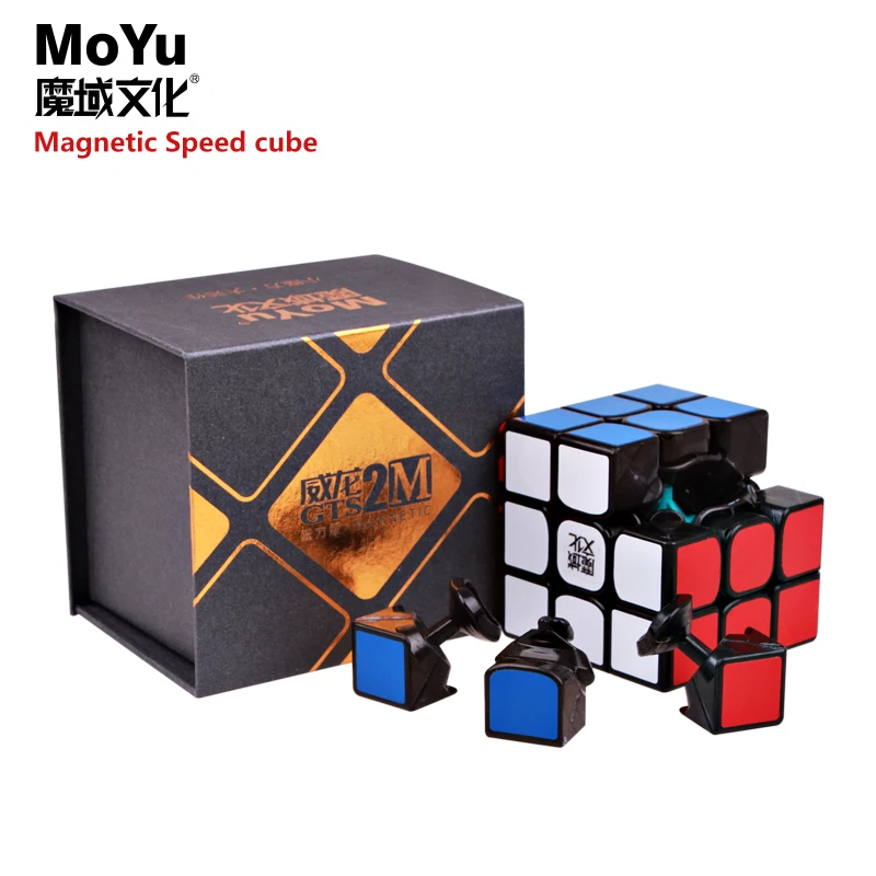 Магнитный магический скоростной куб MOYU Weilong GTS 2 м 3x3x3 профессиональный пазл без