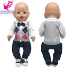Кукла реборн, одежда для мальчиков, 17 дюймов, Кукла Реборн, одежда для маленьких девочек, подарки на день рождения, игрушки, верхняя одежда