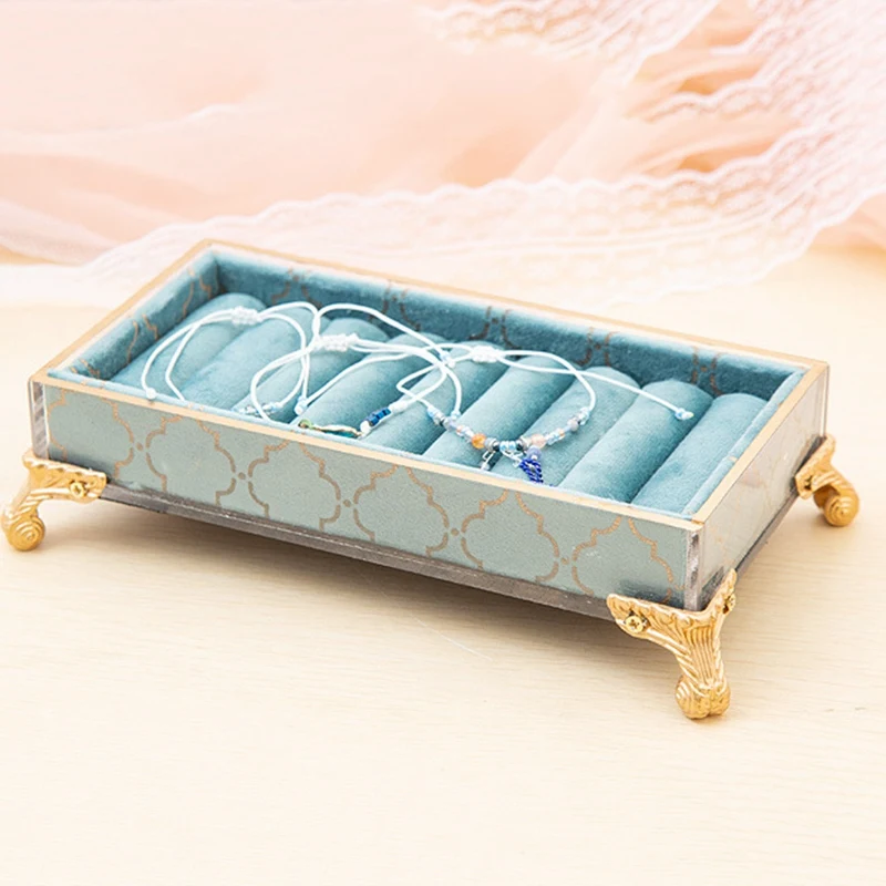 

Jewelery Organizers Storage Gift Boxes for Earring Bracelet Necklace Candy Color Storage Box for Jewelry