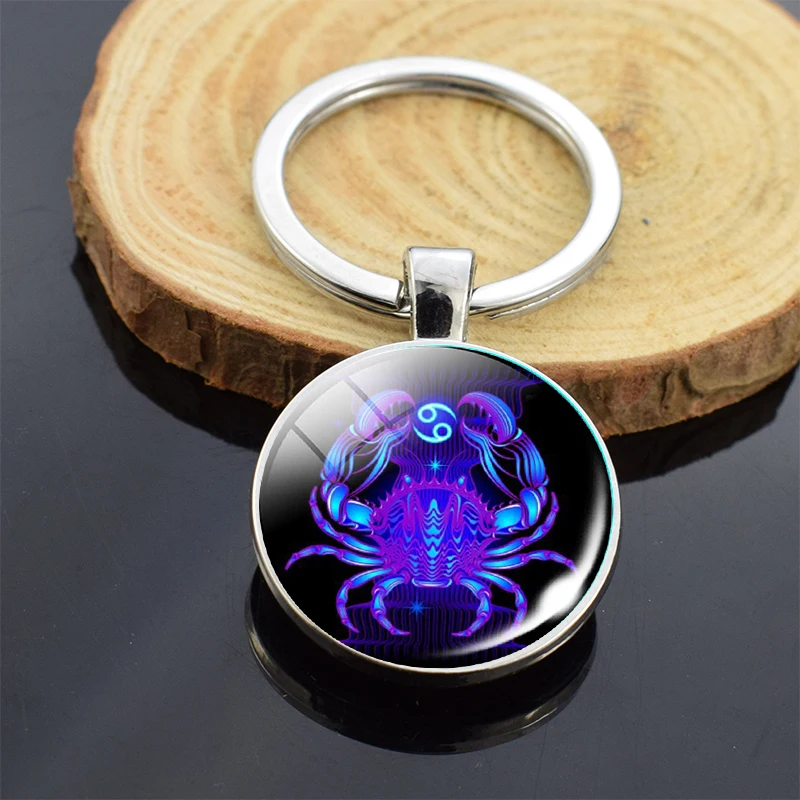 Ручной работы 12 созвездий ювелирные изделия знаков зодиака двухсторонний