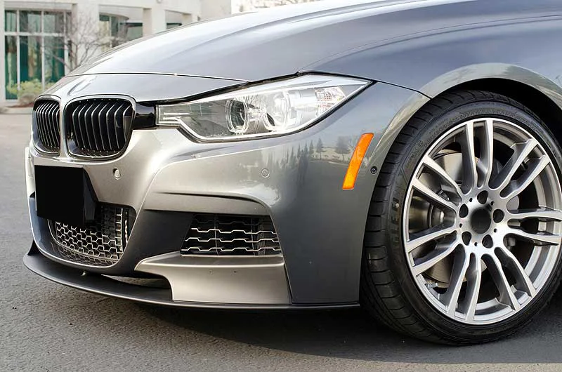 Фасонный спойлер для переднего бампера из полипропилена BMW 3 серии F30 320