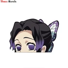 Three Ratels FC76 3d Аниме Shinobu Kocho Peeking стикер наклейка на автомобиль Настенная Наклейка s спальня гитара ноутбук