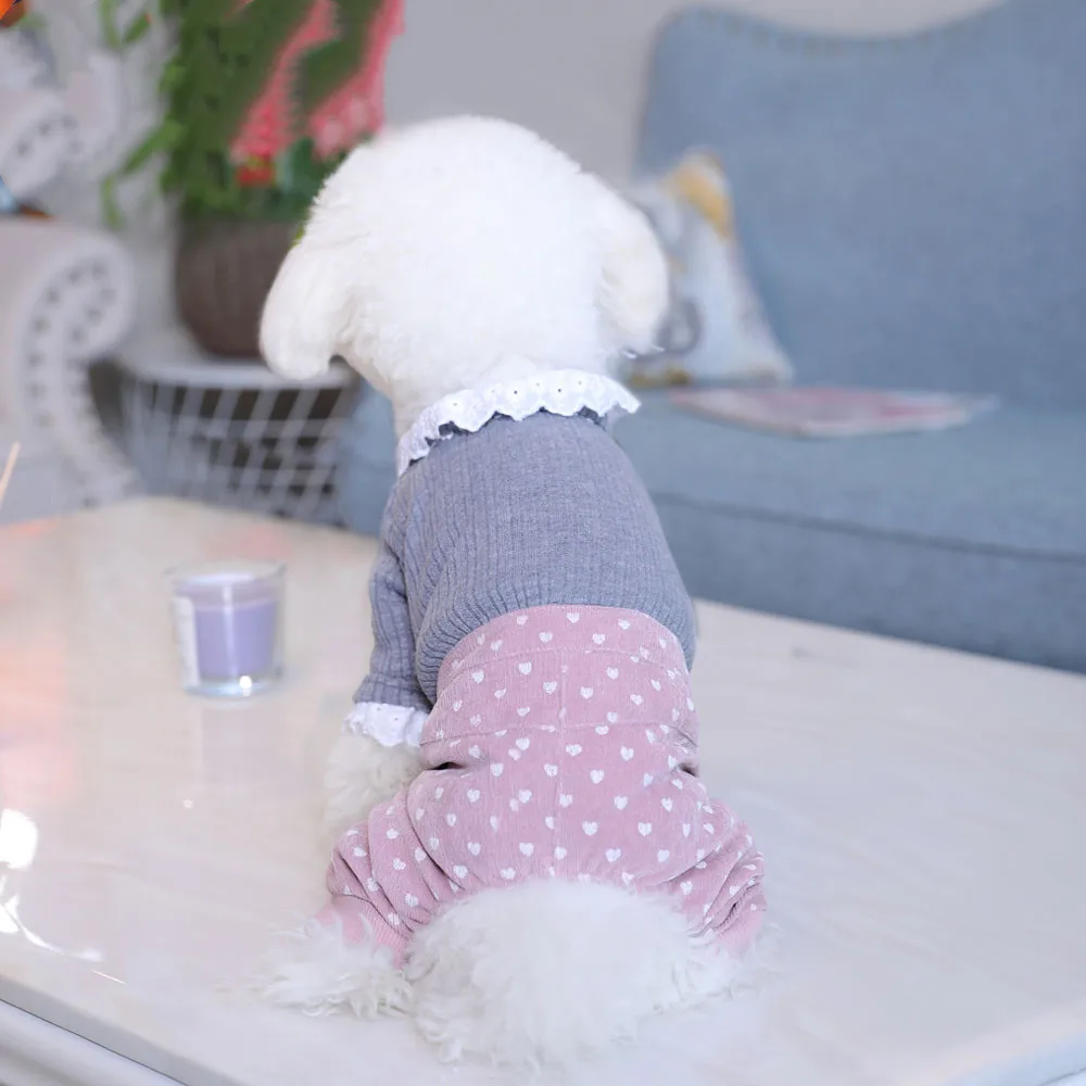 Одежда для собак свитер пальто маленьких чихуахуа бульдога щенка осень/зима