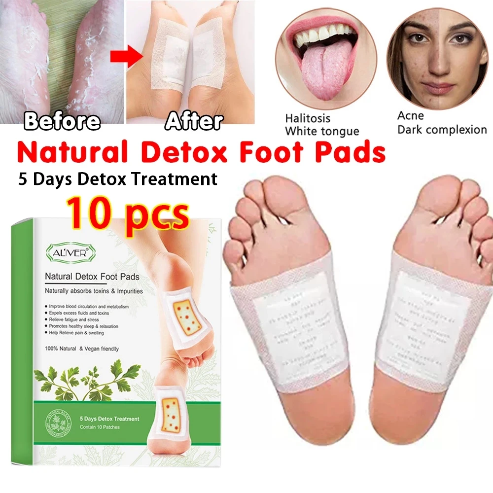 

20pcs=(10pcs Patches+10pcs Adhesives)Adhesive Pads Remove Toxin Foot Care TSLM1 Organic Herbal Cleansing Patches Improve Sleep