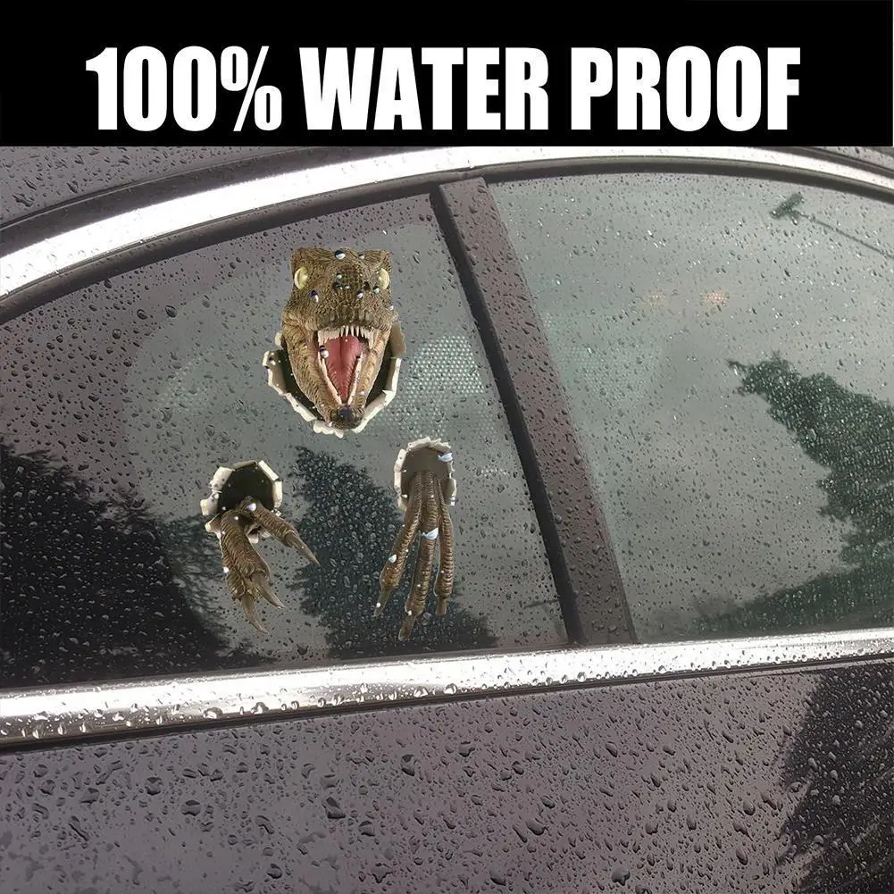 Автомобильные наклейки скульптура динозавра настенное искусство подвесное