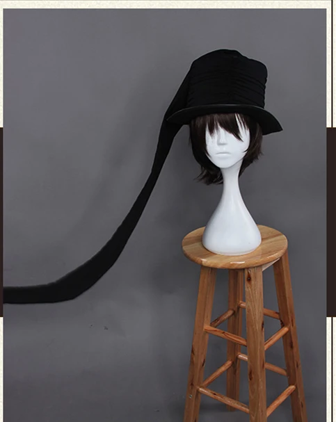 Мужской парик для косплея из аниме Блэк Батлер тренчкот рубашка брюки с цепочкой