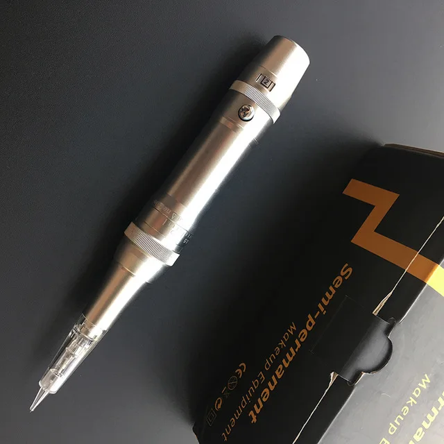 50 шт одноразовый Перманентный макияж картридж иглы штык татуировки 1RL/3RL/5RL для цифровых бровей/губ/машинка для подводки глаз - Габаритные размеры: Eyebrow Tattoo Pen