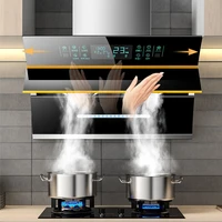 range hood for kitchen household side suction kitchen range hoods automatic opening and closing function kitchen extractor hood