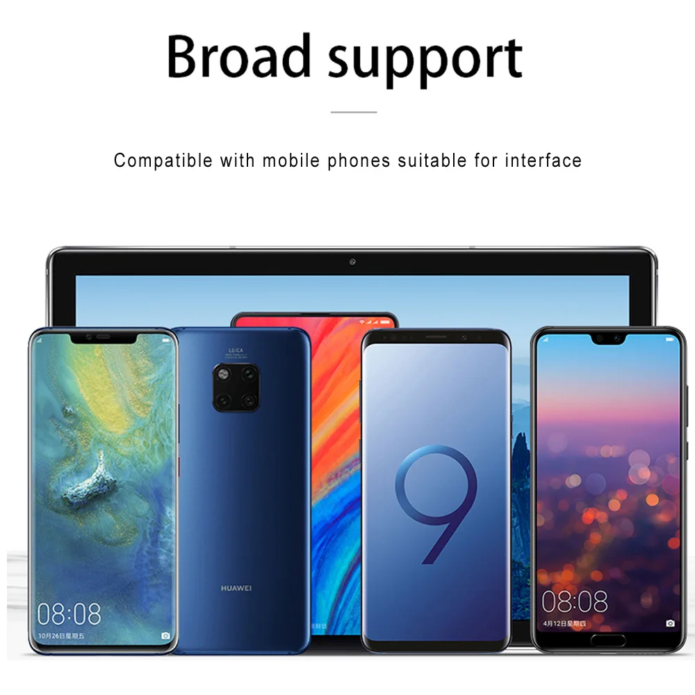 2.1A 0 3 m USB Type C Micro кабель мобильный телефон для быстрой зарядки Samsung S10 S9 Huawei P20 P30Pro