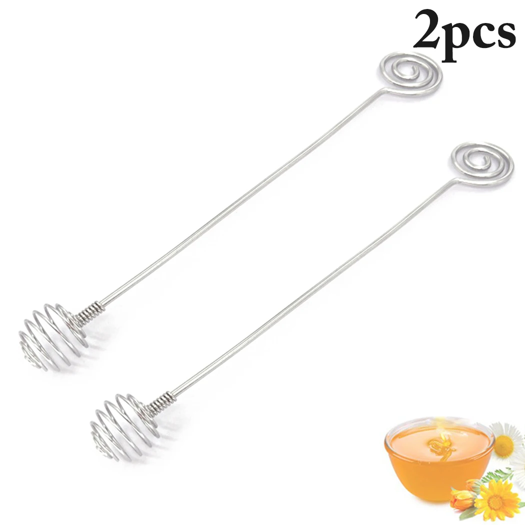2 шт. медовая ложка из нержавеющей стали с ручкой | Дом и сад