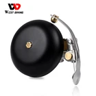 WEST BIKING винтажный мини велосипедный колокольчик Сверхлегкий медный безопасный звук велосипедный Звонок на руле велосипеда Горн из алюминиевого сплава MTB велосипедные колокольчики