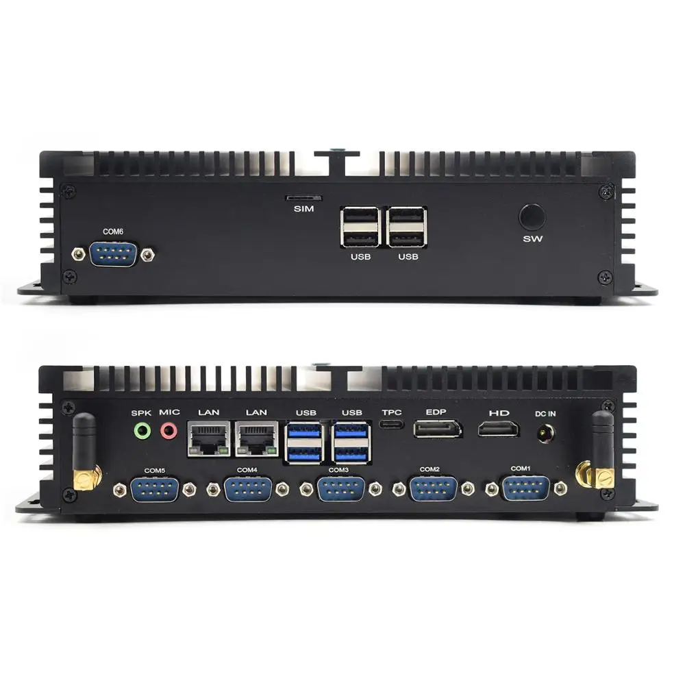 2020 новейший промышленный мини ПК HYSTOU type c i7 8565U i5 8265U i3 8145U dual DDR4 HD EDP @ 60 Гц sup порт 3