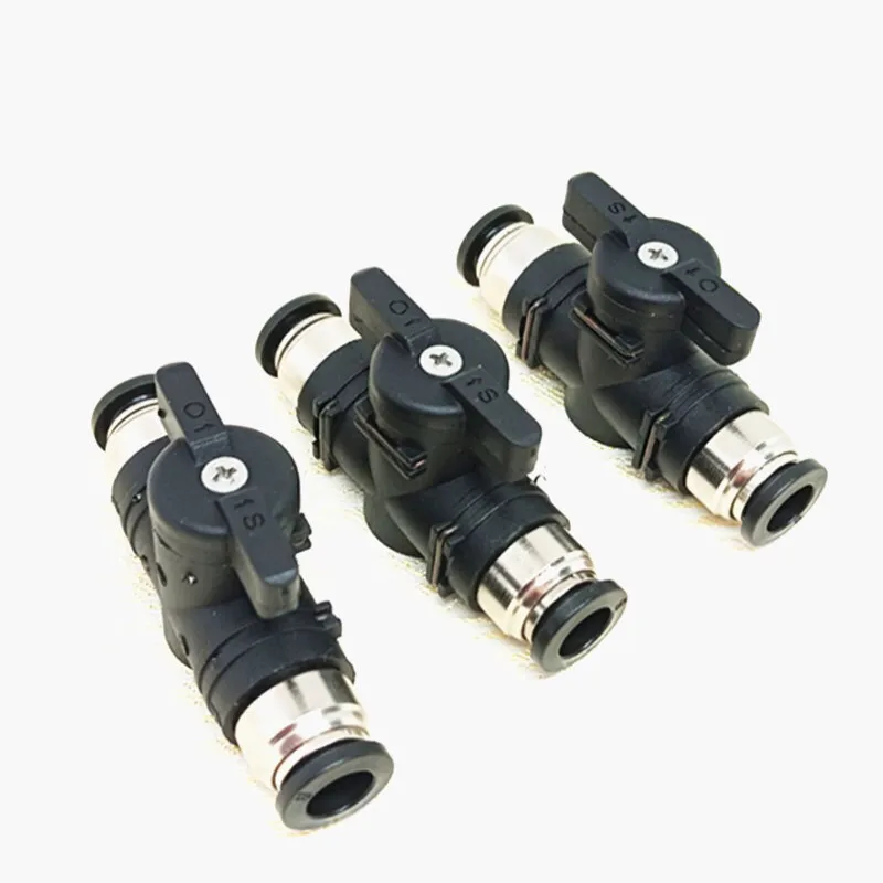 

1 шт., ручной клапан spneumatic BUC 4 /6/8/10/12 мм