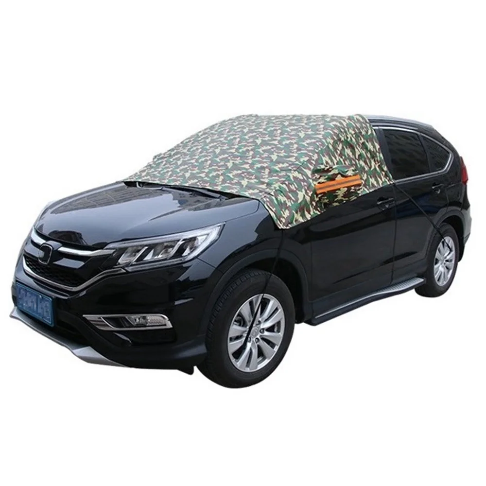 Чехол на лобовое стекло автомобиля защищает от мороза снега пылезащитный теплостойкий зимний утолщенный