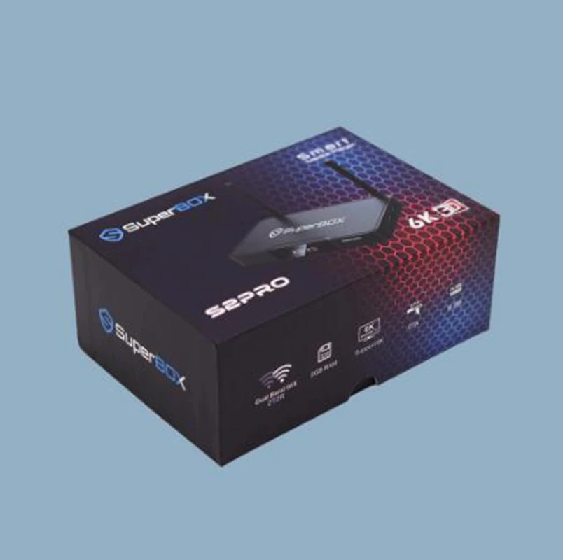 [Подлинный] Superbox S2 Pro лучший английский ТВ-бокс Android 9 0 2 ГБ + 16 для США Канады