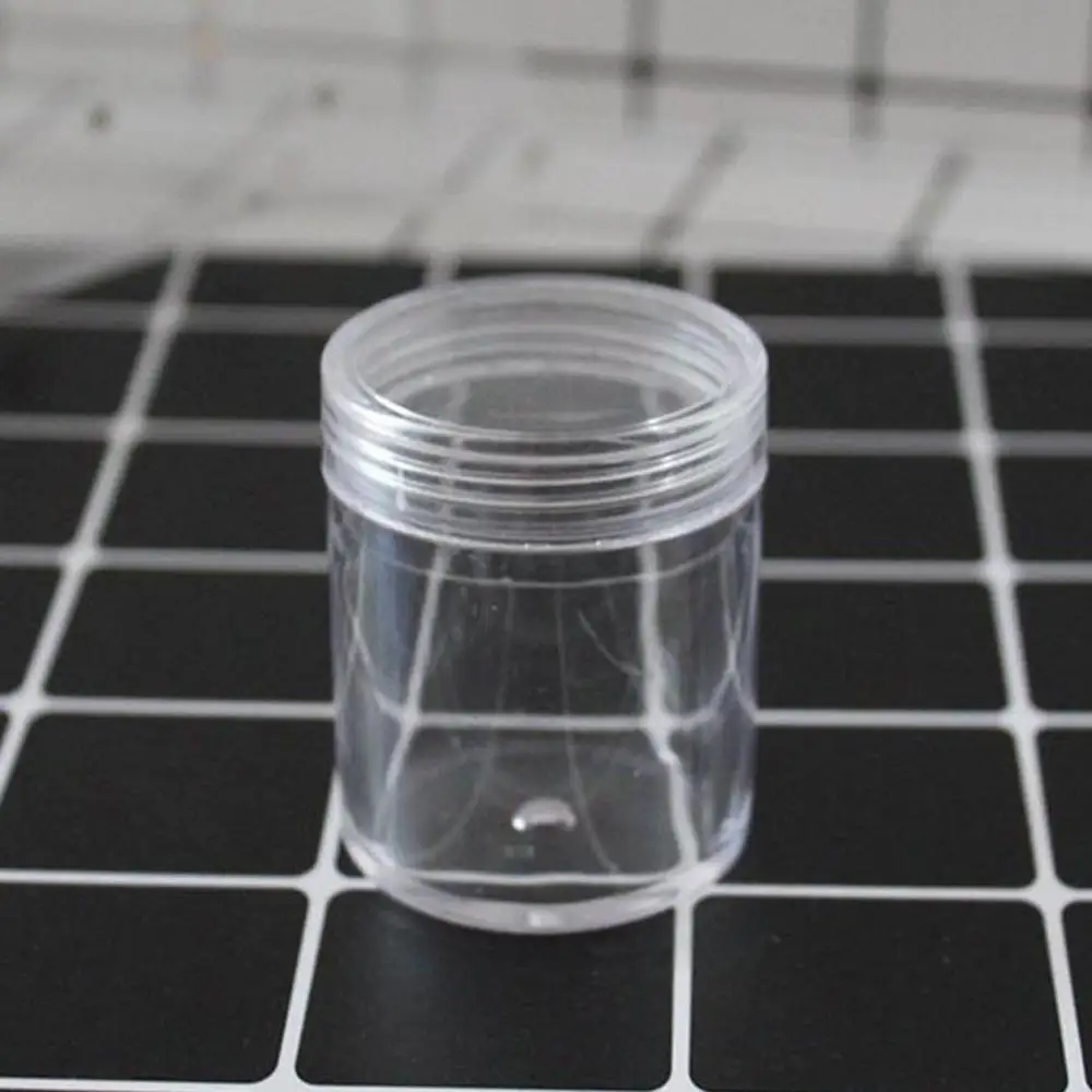 Transparent lid 120 мл супер контейнер для хранения слизи DIY пушистый Dlime контейнер для хранения Контейнер Органайзер коробка - Цвет: Transparent lid