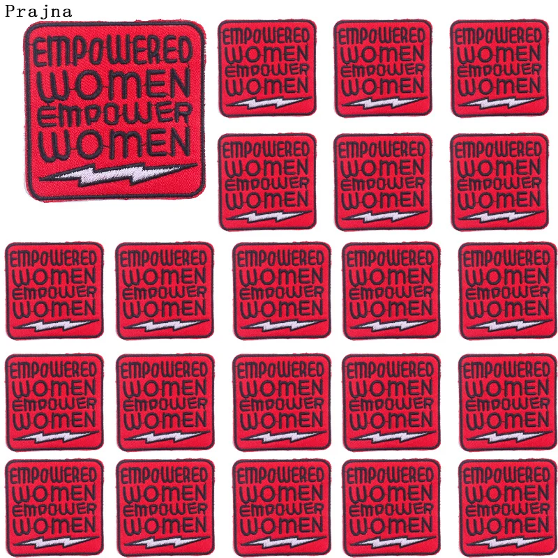 Prajna 10 шт. патчи с вышитыми надписями женские нашивки для одежды джинсов курток