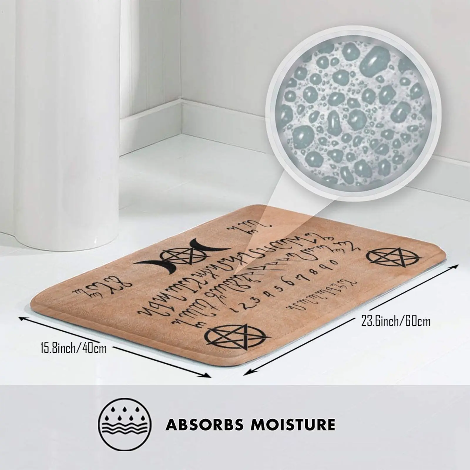 Коврик Theban Ouija для входной двери коврик ванной Забавный Kylie Garibay Хэллоуина Minogue Anti