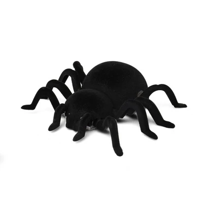 

RC Electronic Pet Remote Control Simulation Tarantula Wall Climbing Black Spider Halloween Coche Rc Scary Toy Gift Idea E5YKC
