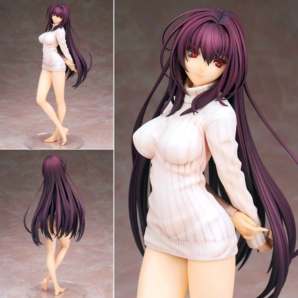 

Fate/Grand Order bba Lancer Scathach Sweater Ver.Sexy Figure Anime Action Figure Toys Model Bunny Girl PVC Toy Figures Sexy Toys