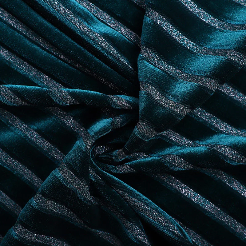 Бархат мерцание ткань шелковистая в полоску для платья одежда роскошный мягкий